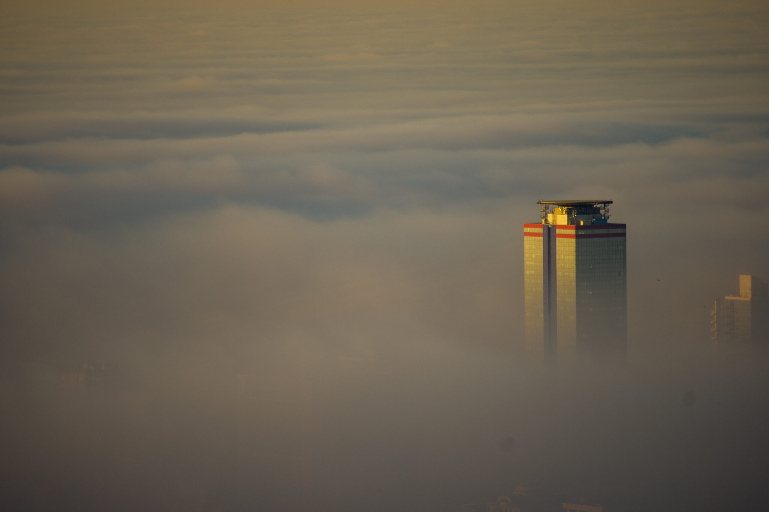 Nebbia su Brescia